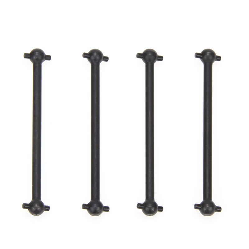 COJOYS Dogbone Universal Drive Joint Cup Shaft 61mm Steel Silver Iron Black for RC Hobby Model Car HPI HSP,COJOYS,4PCS (Black) - Image 1